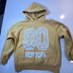 Zara Yellow and Gold Hoodie